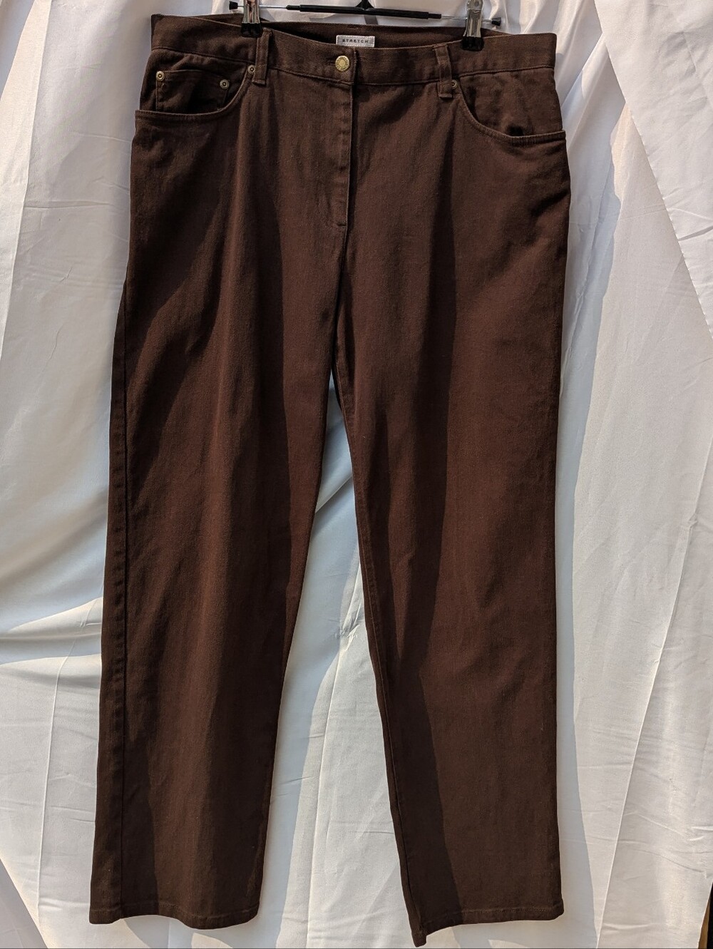 Jones New York Sport Straight Leg Jeans Dark Academia Office Siren - Picture 4 of 14